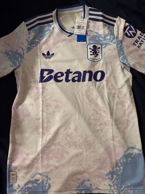 Adidas Aston Villa FC 25/26 Third Authentic Jersey KA0861 - Men's Size M